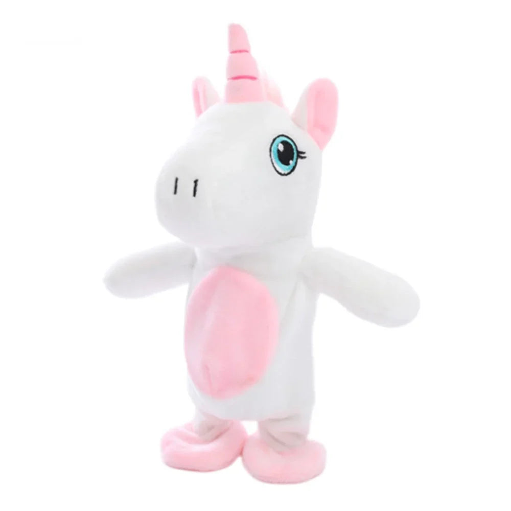 EchoBuddy Interactieve Eenhoorn – Pratende & Zingende Knuffel die Herhaalt, Loopt en Beweegt | Perfect Cadeau voor Kinderen