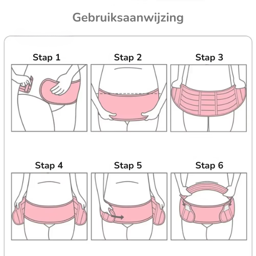 Zwangerschapsband 3-in-1 – Buik & Rug Ondersteuning (Zwanger & Na Bevalling)