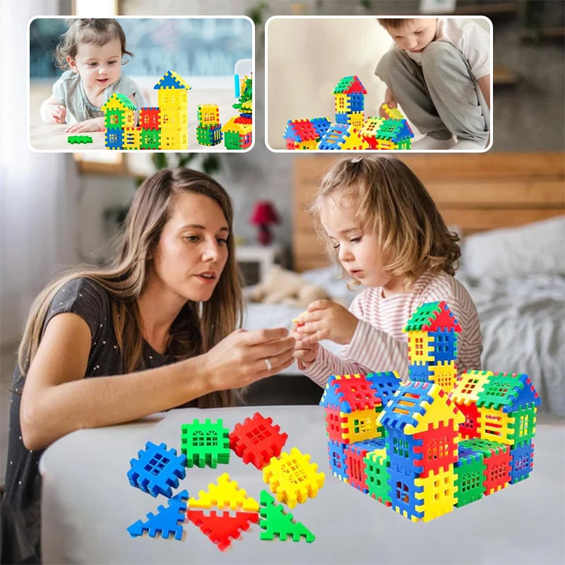 Grote Bouwstenen Set voor Kinderen – Educatieve Bouwblokken 50/100/160 Stuks