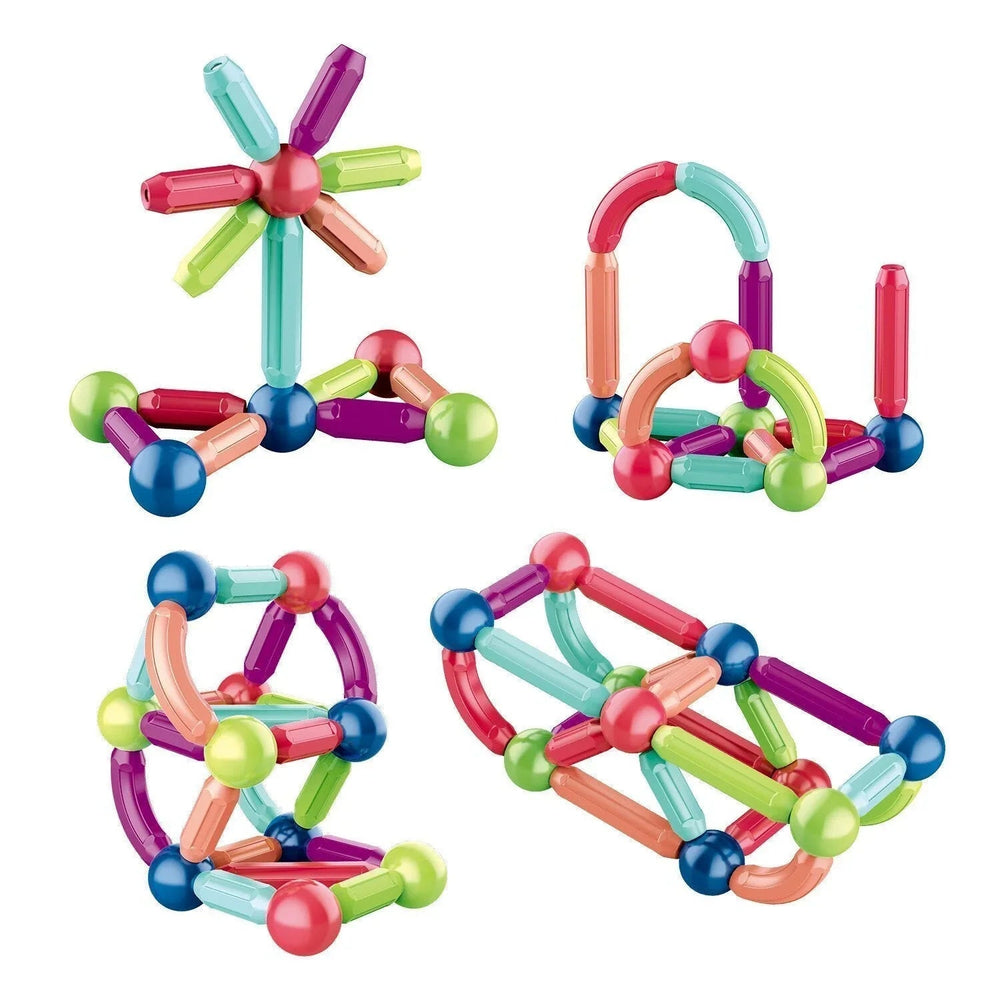 Magnetische Bouwblokken voor Kinderen – Educatief Magnetisch Speelgoed in 72/108/136 Stuks