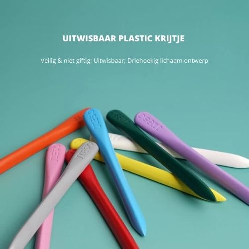 ColorCraft Uitwisbare Kleurpotloden Set – Veilige Niet-Giftige Kleuren voor Creatieve Kinderen