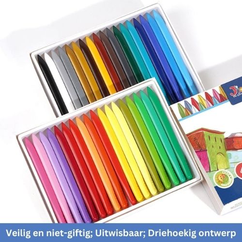 ColorCraft Uitwisbare Kleurpotloden Set – Veilige Niet-Giftige Kleuren voor Creatieve Kinderen