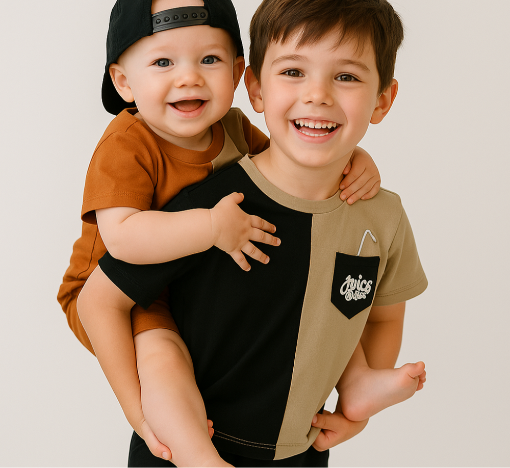 Zomers Katoenen Setje Jongen – Ademend & Comfortabel – 0-5 Jaar – Perfect voor Warme Dagen