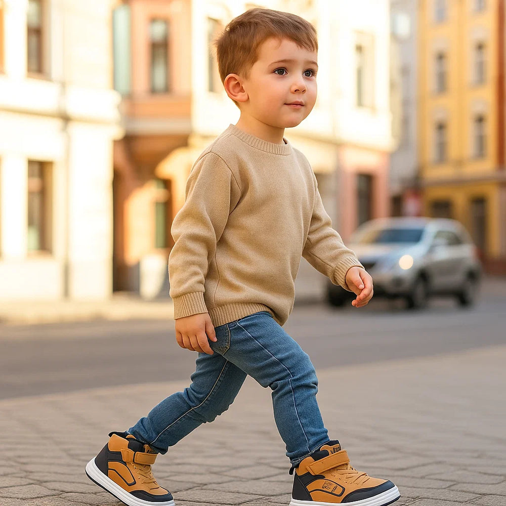 UrbanStep – Comfortabele & Flexibele Hoge Sneakers voor Kinderen