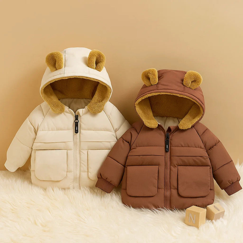 FrostCub Warme Winterjas met Teddyvoering voor Baby’s & Peuters