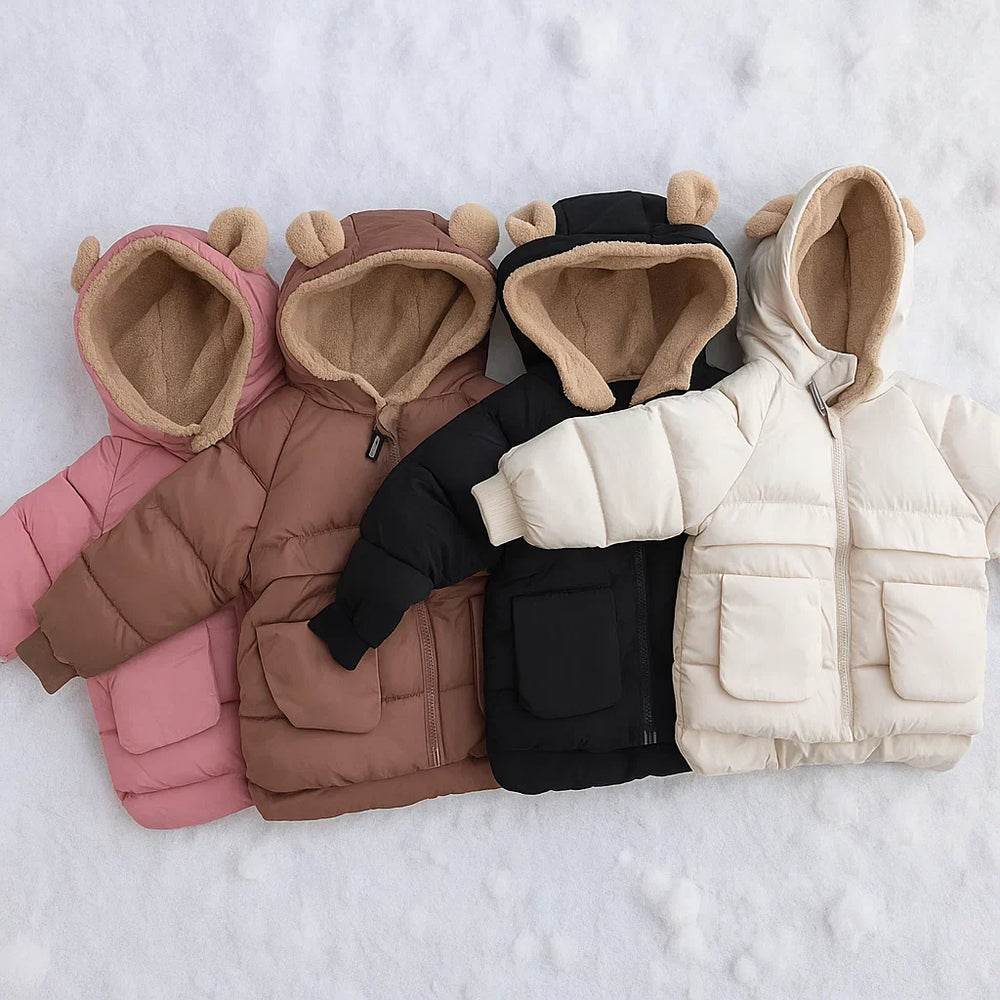 FrostCub Warme Winterjas met Teddyvoering voor Baby’s & Peuters