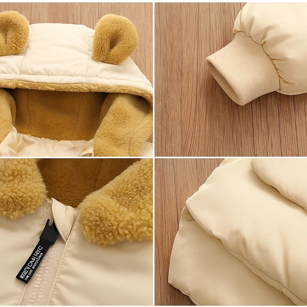 FrostCub Warme Winterjas met Teddyvoering voor Baby’s & Peuters