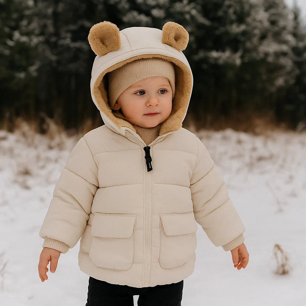 FrostCub Warme Winterjas met Teddyvoering voor Baby’s & Peuters