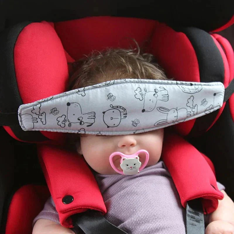Autostoel Hoofdsteunband Baby – Slaapband Kinderwagen | 0-6 jr