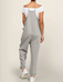 Zwangerschapsjumpsuit met grote zakken – loose fit, rekbare katoenmix | positiekleding