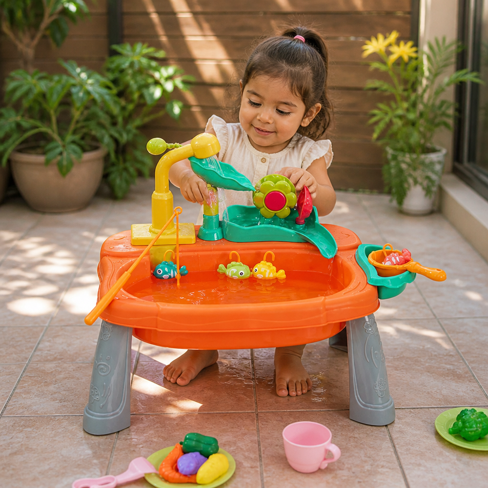 Kinderspeelkeuken met echte waterfunctie – op kinderhoogte voor rollenspel