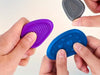 Sensorische fidgetstenen van siliconen – 6 of 12 stuks, wasbaar, voelbare textuur | friemelspeelgoed