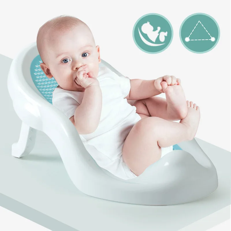 SafeSplash Baby Badzitje – Veilig, Draagbaar en Slipvast voor Stressvrije Baden