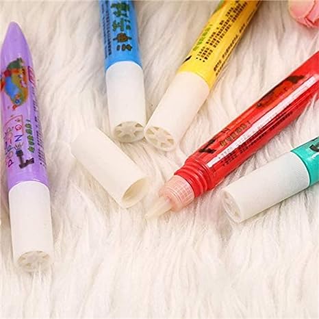 3D MagicDraw Pennen – Puffy Kleurpennen voor Kinderen & Creatief Kunstwerk – Driedimensionaal Tekenen op Papier, Glas & Karton