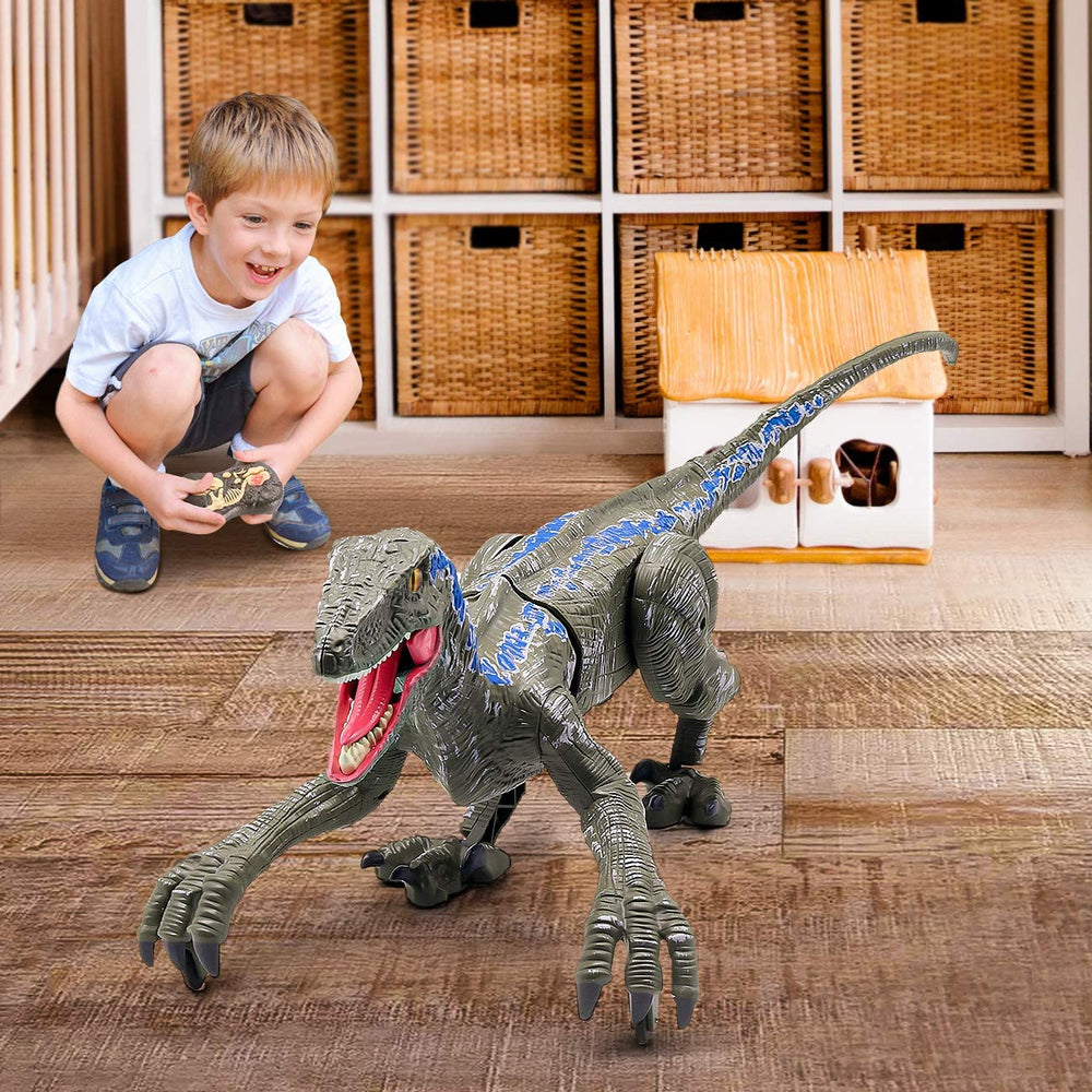 RC Dinosaurus Velociraptor – Realistisch Bewegend met Geluid & Afstandsbediening