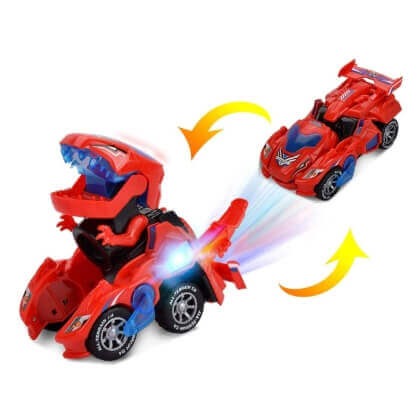 Transformeerbare Dinosaurus Auto met LED – Afstandsbediening Speelgoed voor Kinderen