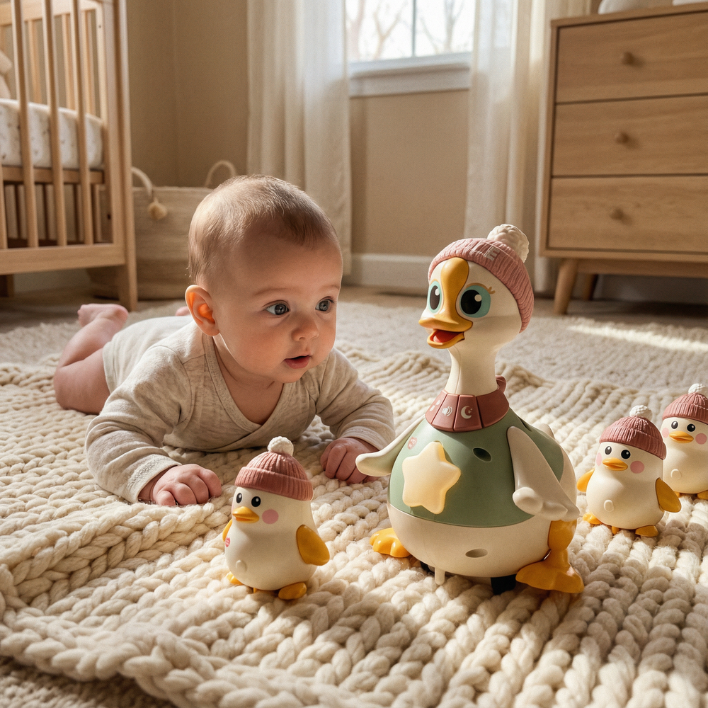Wiebeleenden Tuimelaar Baby – Tummy Time Speelgoed | Vanaf 3 mnd
