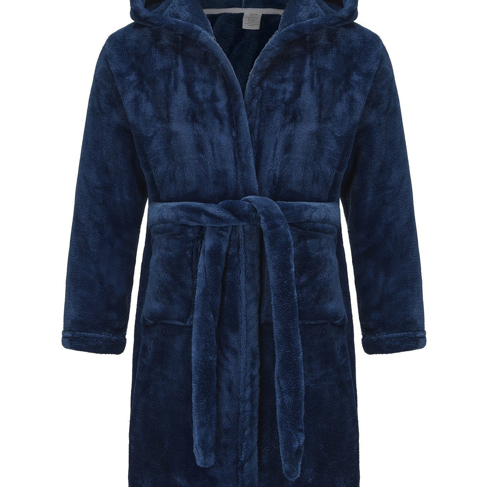 Kinder Badjas met Capuchon – Zachte Fleece Badjas