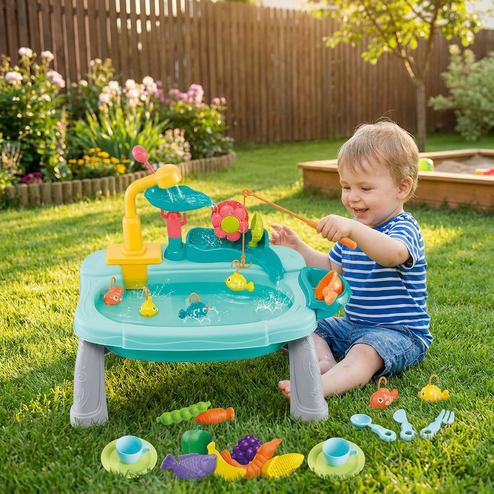 Kinderspeelkeuken met echte waterfunctie – op kinderhoogte voor rollenspel