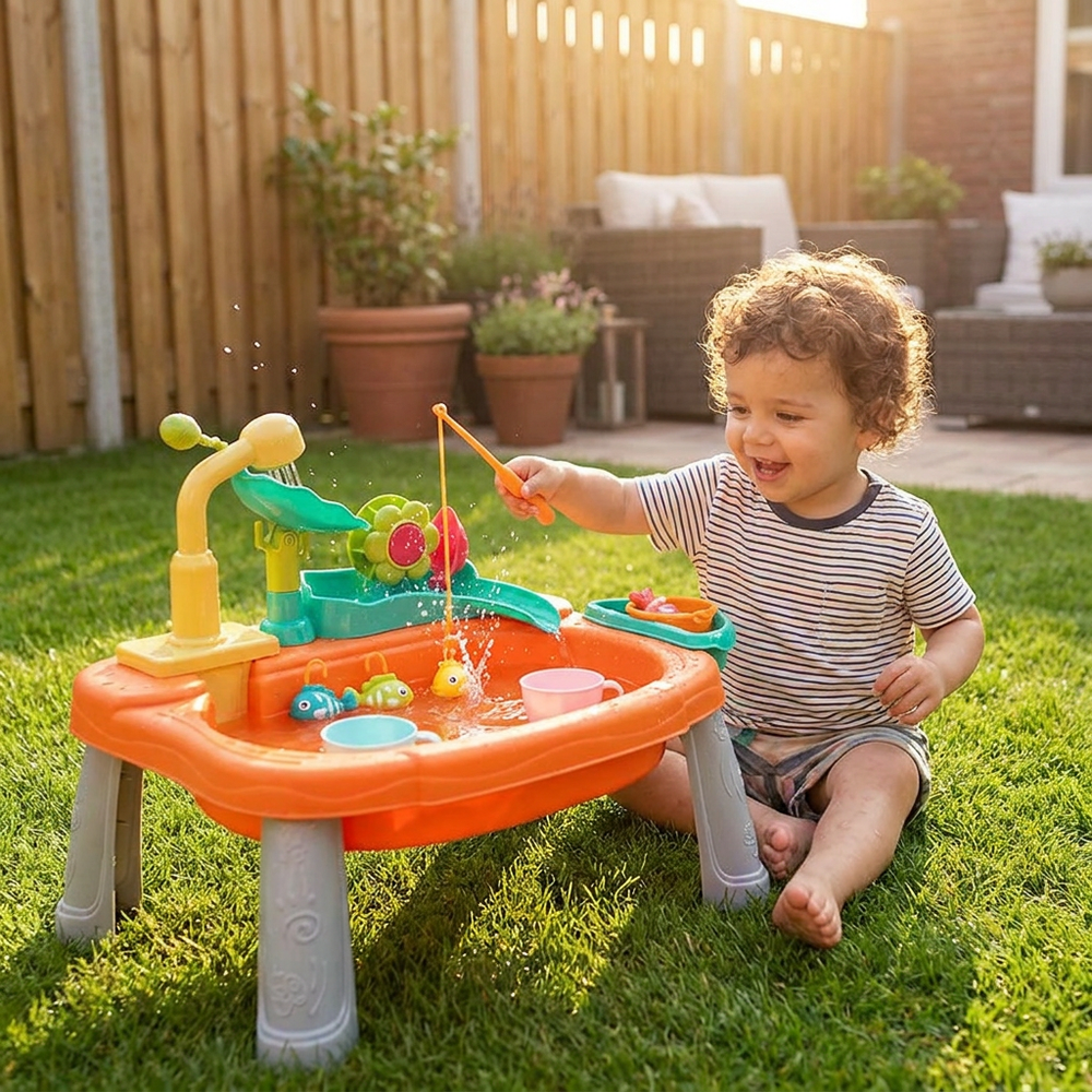 Kinderspeelkeuken met echte waterfunctie – op kinderhoogte voor rollenspel