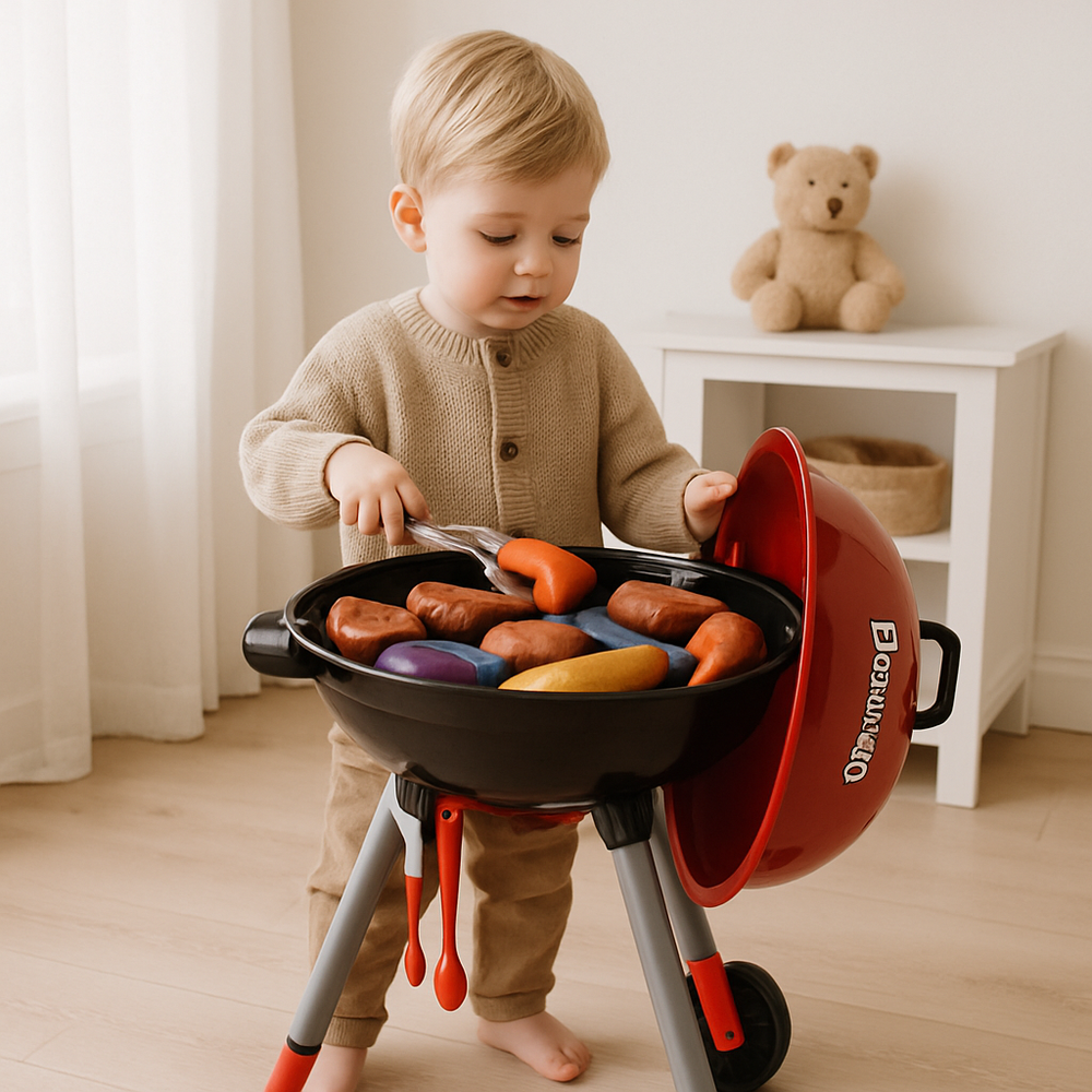 BBQ Speelset voor Kinderen – Grill Speelgoed met Accessoires