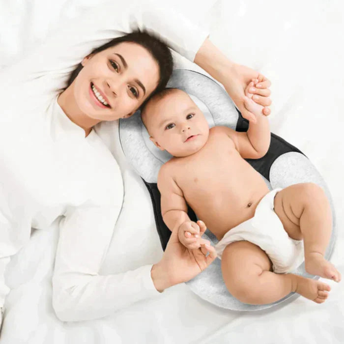 Ergonomisch Baby Slaapkussen – Ademend & Comfortabel (0–6 Maanden)