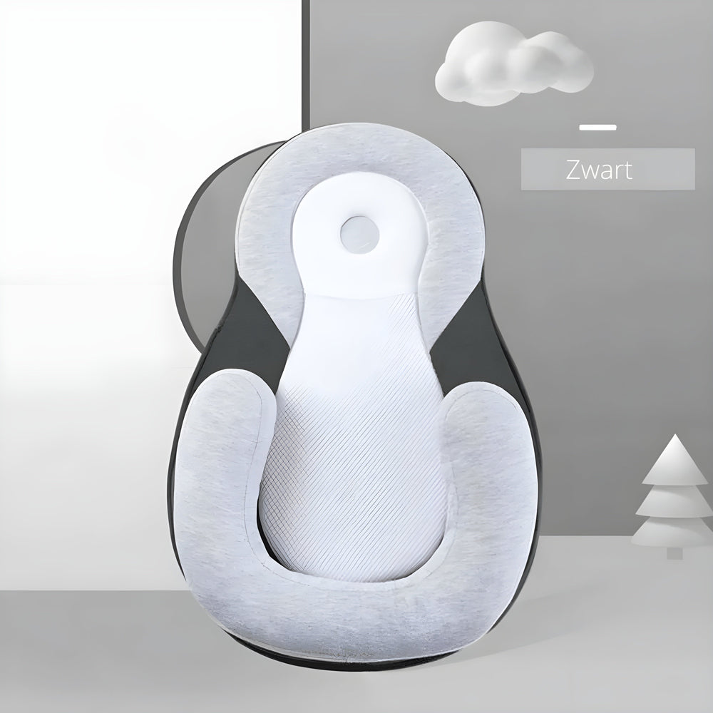 Ergonomisch Baby Slaapkussen – Ademend & Comfortabel (0–6 Maanden)