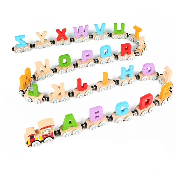 Magnetische Houten Trein – Educatief Trein Speelgoed Kind