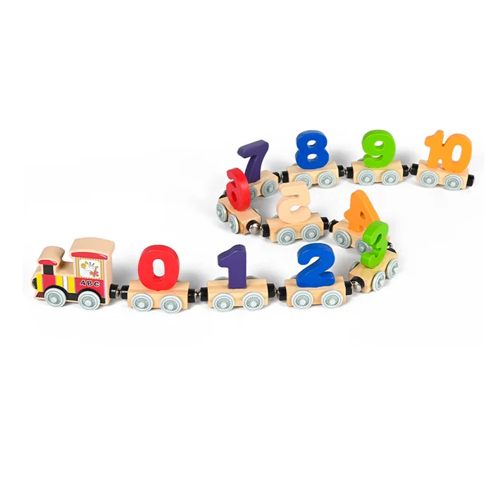 Magnetische Houten Trein – Educatief Trein Speelgoed Kind