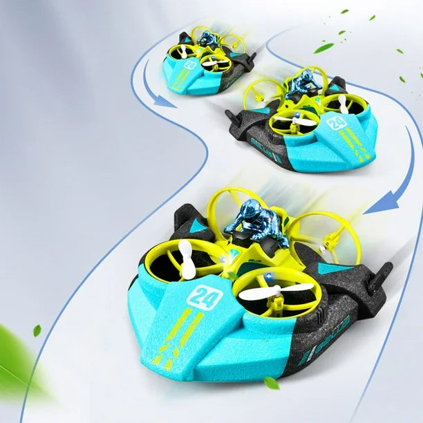 SkyRider – 360° Amfibie RC Drone Auto