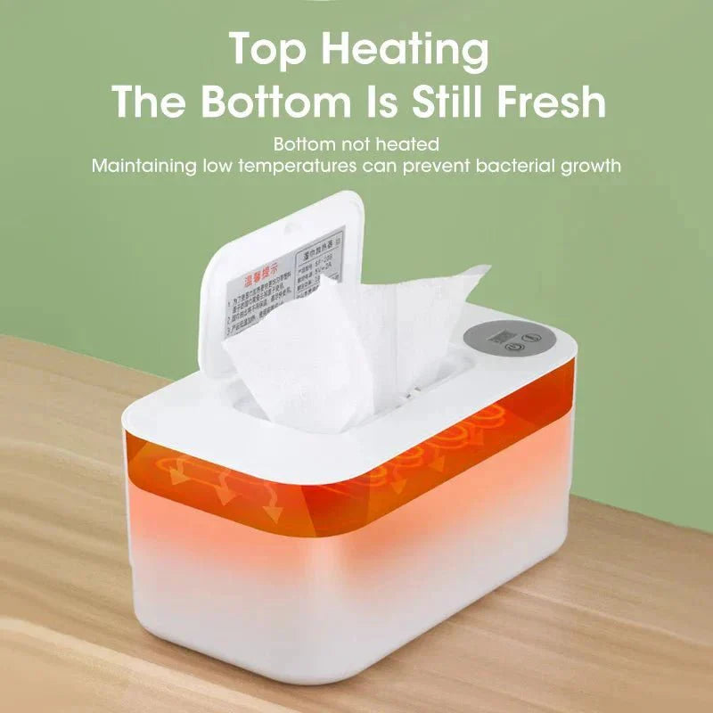 Billendoekjesverwarmer met LED Display – USB Doekjesverwarmer Baby