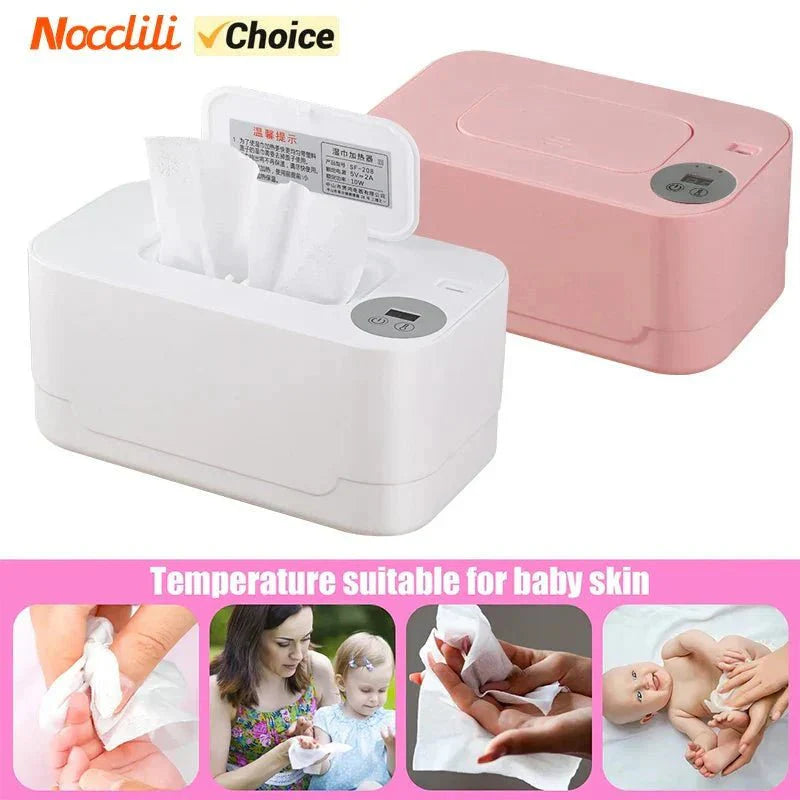 Billendoekjesverwarmer met LED Display – USB Doekjesverwarmer Baby