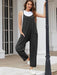 Zwangerschapsjumpsuit met grote zakken – loose fit, rekbare katoenmix | positiekleding