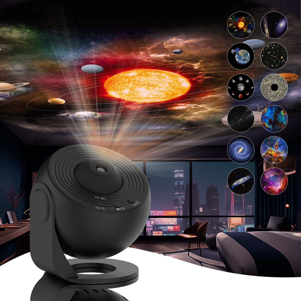 Sterrenhemel Projector – Galaxy Lamp 12 Kleuren & 360°