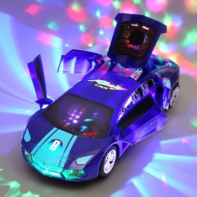 Stuntauto 360° met Licht & Geluid – Speelgoed Auto 3+