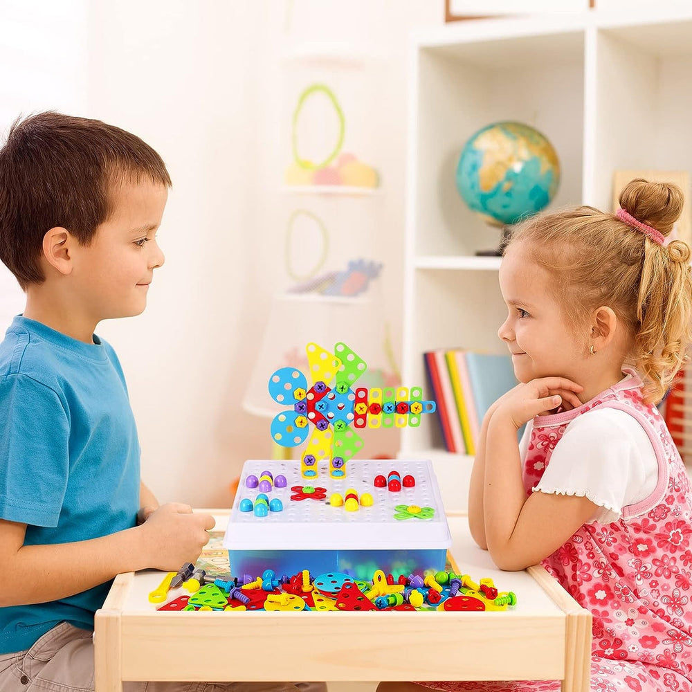 Educatieve Bouwset met Speelgoed Boormachine voor Kinderen