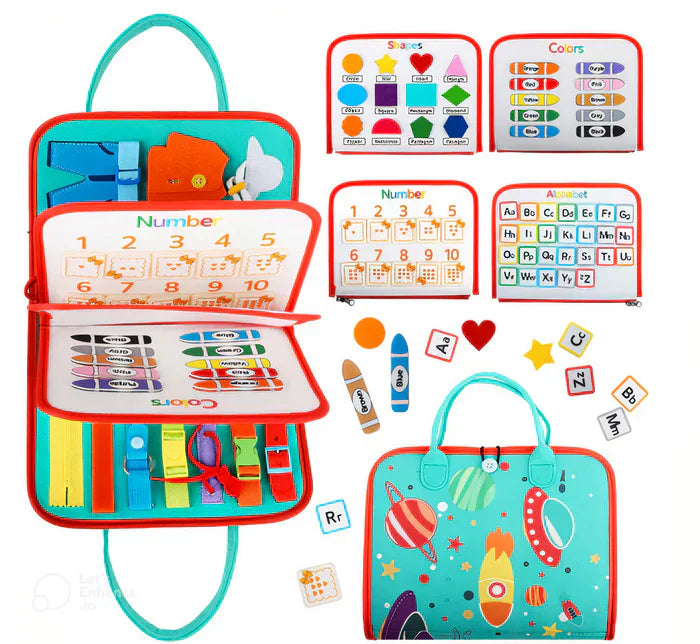 Montessori Zintuigenspeelgoed – TinySense SensePlay Bord