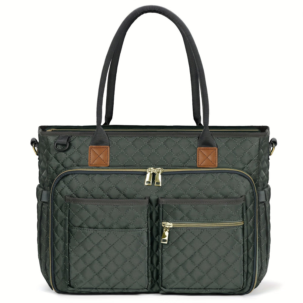 Laptoptas dames 15,6 inch gevoerd – crossbody, isolerend vak, trolleyband | werktas