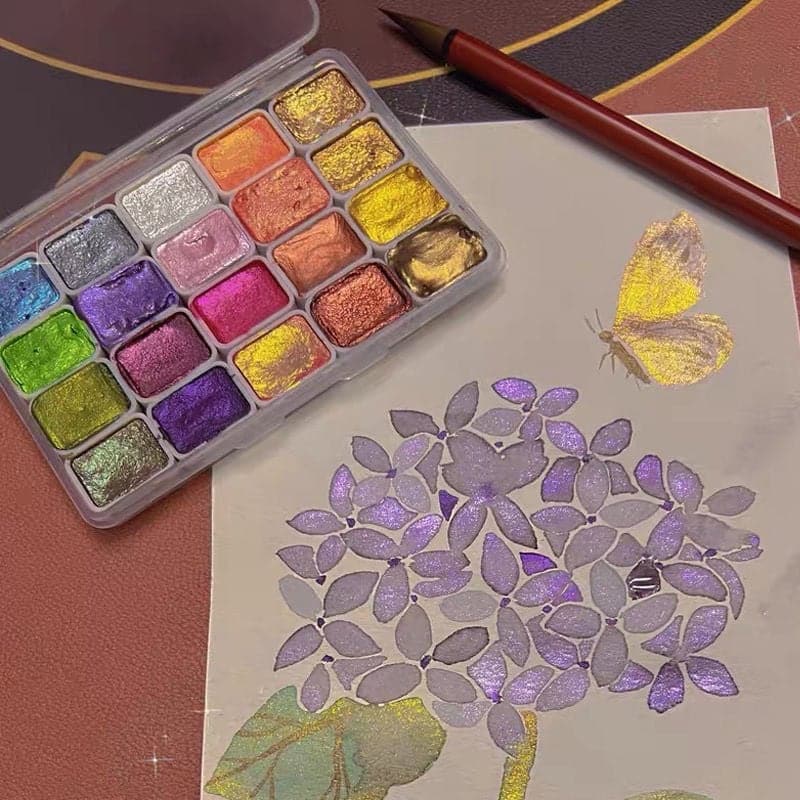 ColorCrafter Meerleurige Aquarelverf Set – Creatieve Waterverf Set