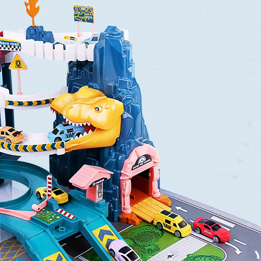 Jurassic Tracks Adventure Set – Dinosaurus Racebaan voor Kinderen 3-6 Jaar