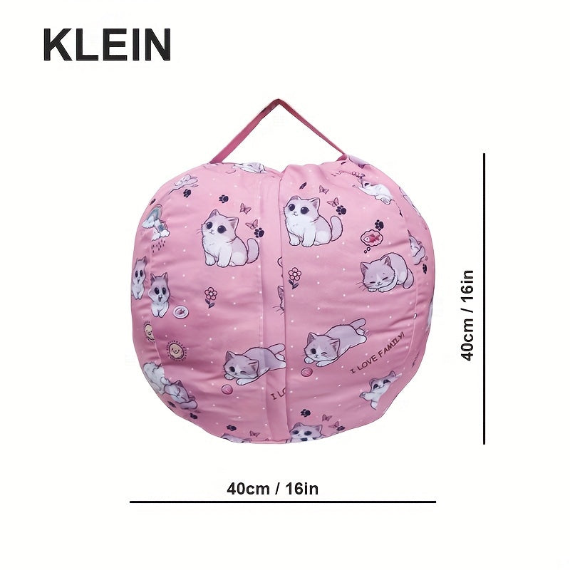 Kitty Bean Bag Hoes – Knuffels Opbergen & Zacht Zitkussen voor Kinderen