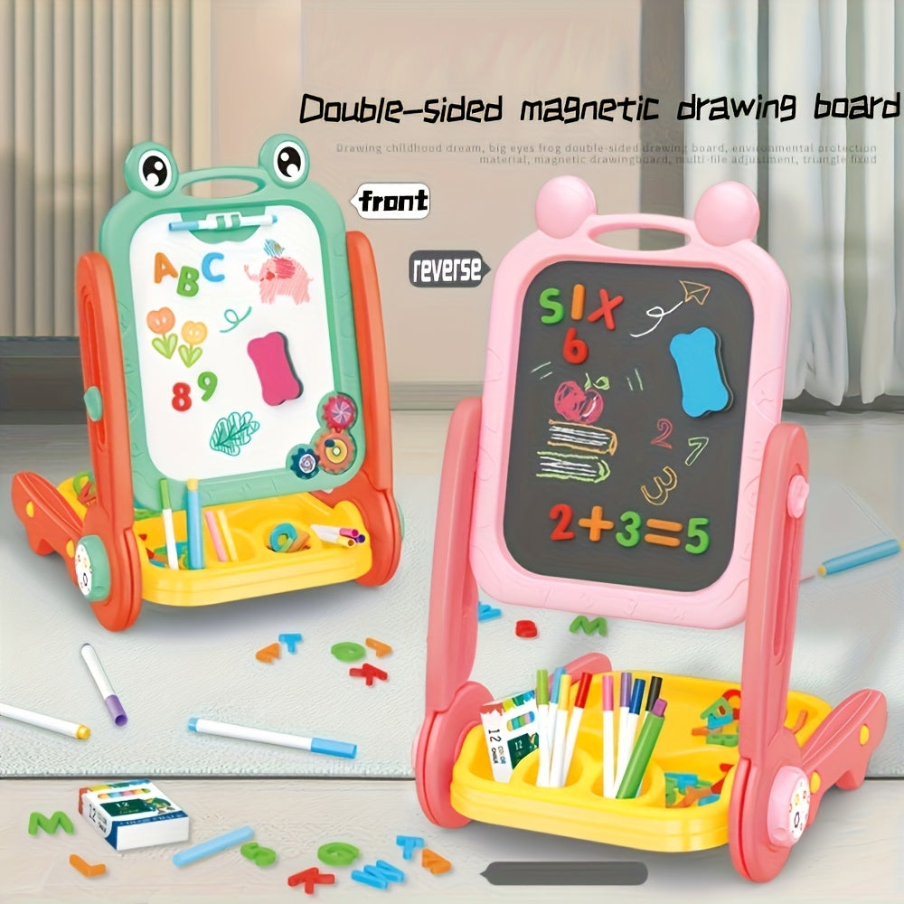Kinder Tekenbord Magnetisch – Dubbelzijdig Schoolbord met Letters