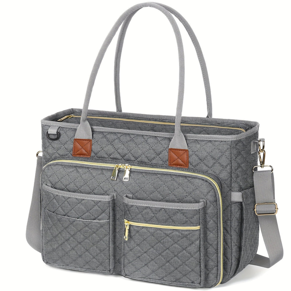 Laptoptas dames 15,6 inch gevoerd – crossbody, isolerend vak, trolleyband | werktas