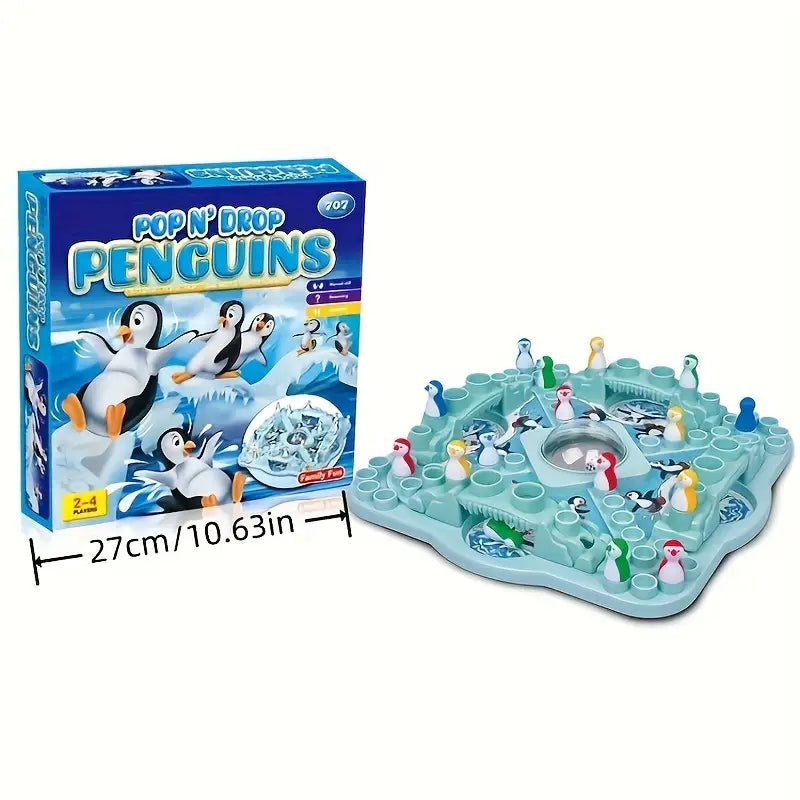 FrostTrek Penguin Glide Bordspel – IJsavontuur Familiegame