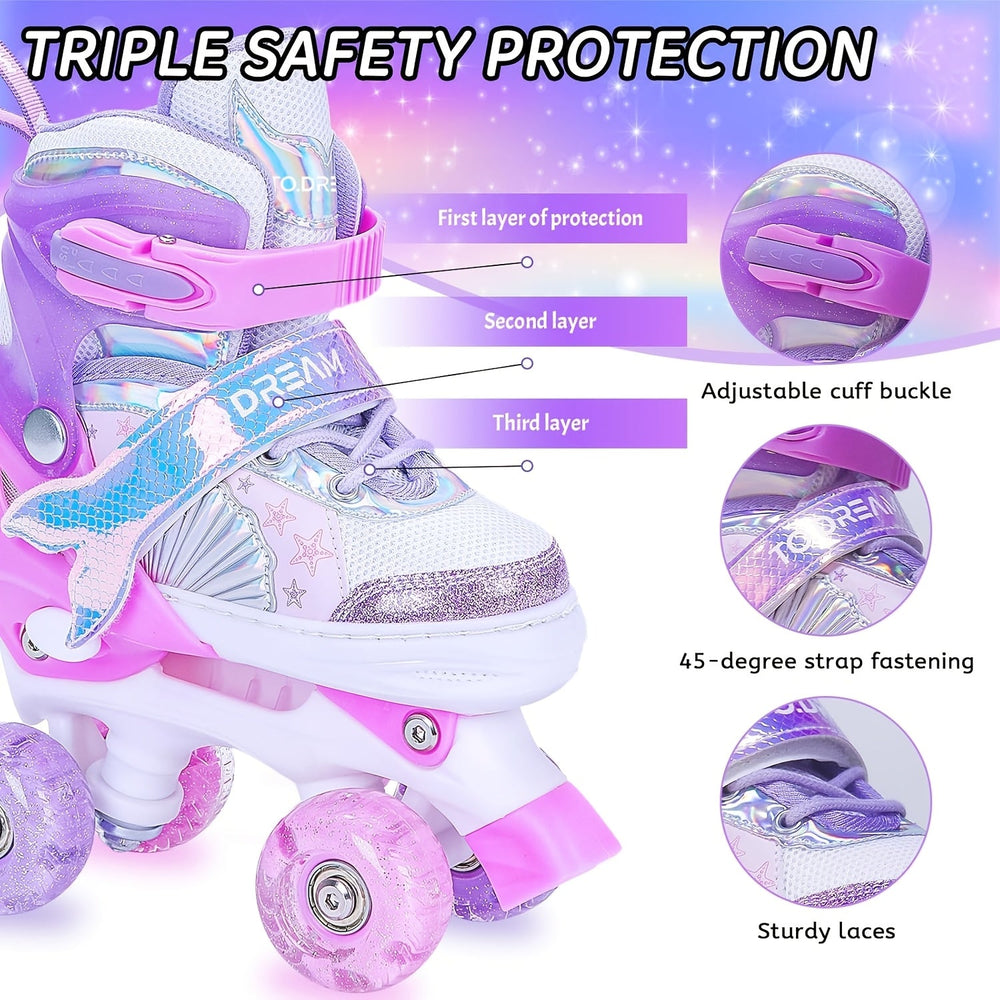 Verstelbare Rolschaatsen voor Kinderen – Glitter Design & Comfortabele Pasvorm