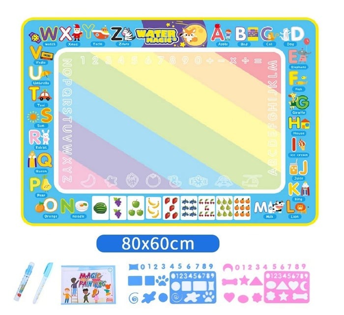 Water Magic Tekenmat voor Kinderen - Rommelvrij Creatief Spel met Waterpen