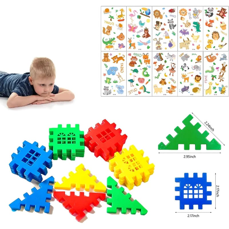 Grote Bouwstenen Set voor Kinderen – Educatieve Bouwblokken 50/100/160 Stuks