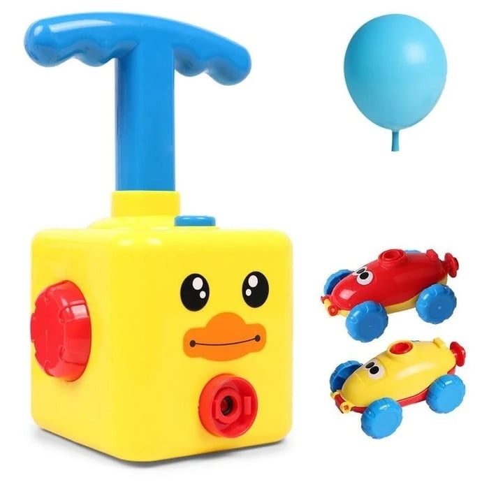 TurboPop Luchtpompend Speelgoedauto – Educatief en Snel Speelgoed voor Kinderen 2+