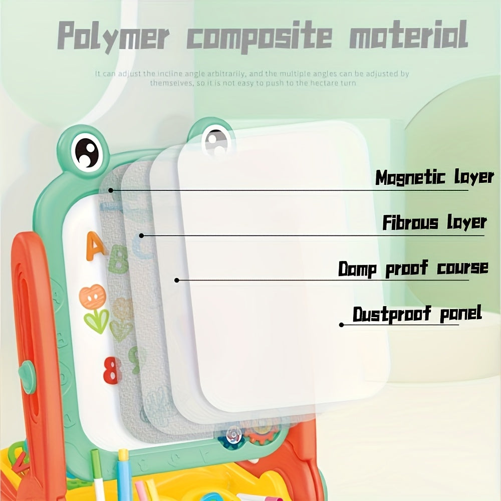 Kinder Tekenbord Magnetisch – Dubbelzijdig Schoolbord met Letters