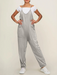 Zwangerschapsjumpsuit met grote zakken – loose fit, rekbare katoenmix | positiekleding